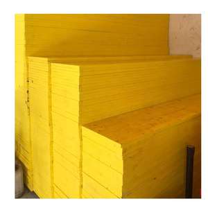 Contrachapado de Pino de 3 Capas Ecológico E2 con Bajo Contenido de Formaldehído, Color Amarillo, para Encofrados de Construcción - Product Image 2