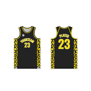 เสื้อบาสเก็ตบอลสำหรับผู้ชายเสื้อบาสเก็ตบอลแบบเย็บติดโลโก้ปรับแต่งชื่อและหมายเลขได้ - Product Image 1