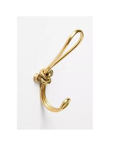 Authentic antique brass wall hooks with intricate ethnic design for elegant home decor and functional <b>storage</b> - Product Image 2