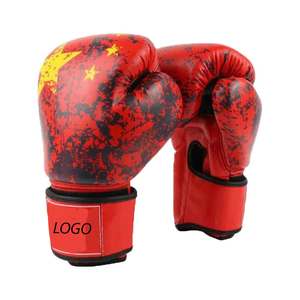 Gants de boxe pour adultes en gros, gants d'entraînement en cuir épaissi pour la compétition - Product Image 1