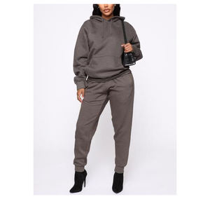 Sudadera con capucha para mujer, chándal de alta calidad, conjunto de 2 piezas, 2022 - Product Image 6