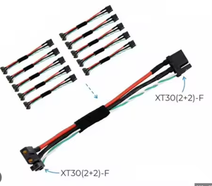 Harnes kabel distribusi sinyal & daya pria dan wanita, XT30 (2 + 2) untuk adaptor kawat konektor Multi-ESC FPV - Product Image 5
