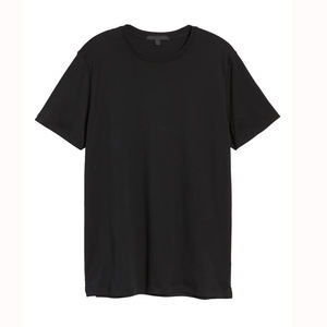 T-shirt personnalisé pour homme, coupe ajustée, en polyester/coton doux, avec fentes latérales, livraison DDP - Product Image 4