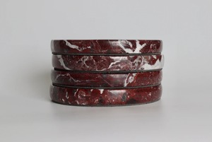 Sous-verres modernes en marbre très vendus, design en pierre naturelle blanche, motifs personnalisables, vente en gros, décoration de table, tapis, coussinets, Inde - Product Image 4