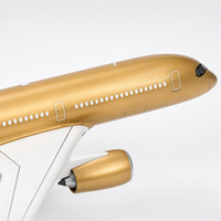 Nouveau modèle d'avion en résine 2026 A350-1000 Starlux Carbon Gold Livery, échelle 1:157, 47 cm, modèle de présentation pour la vente en gros