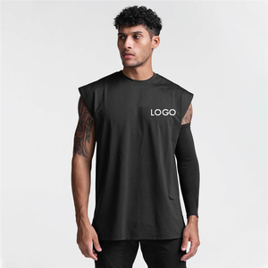 Custom Lightweight Cotton <b>Gym</b> <b>Vest</b> for <b>Men</b> Summer Season Workout Tank Top Casual Knitted Style for Bodybuilding - Product Image 1