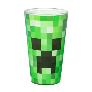 Vaso de Vidrio con Diseño de Creeper de Minecraft, Divertido y Elegante Accesorio para el Hogar o la Oficina - Product Image 1