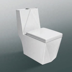 Ethiopie Populaire White Dragon Water Closet S-trap Siège de toilette monobloc pour Ehiopia - Product Image 6