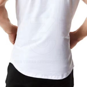 Athletic Fit Breathable <b>Men</b> Gym T Shirts Crafted From Soft <b>Stretch</b> Fabric For Running Exercise Training And Active Lifestyle - Product Image 2
