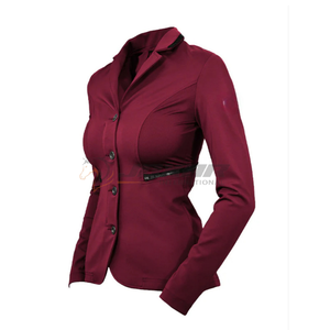 Chaqueta de montar para mujer impermeable transpirable ajuste elástico elegante diseño ecuestre adecuado para uso estable paseos al aire libre - Product Image 4