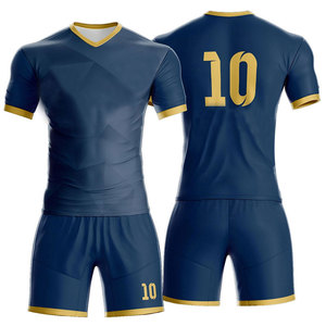 Camisetas de fútbol ajustadas personalizadas, venta al por mayor, sublimación, conjunto completo de camisetas de fútbol con impresión digital, uniformes de desgaste - Product Image 1