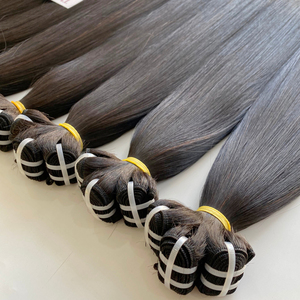 Extensiones de Cabello Remy Vietnamita Virgen 100% de Alta Calidad, Liso Natural, Color Natural, Sin Procesar, para Tejido - Product Image 4