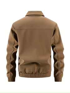 Nueva Chaqueta de Piel de Oveja al por Mayor para Hombre, Moda 2026, Logotipo Frontal Personalizado, Color Personalizable, Invierno, Resistente al Viento, Transpirable, para Exteriores - Product Image 3