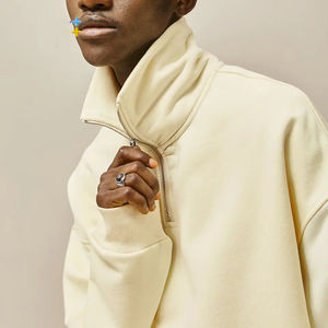 Sudadera con capucha con bordado de peso pesado de alta calidad, OEM y ODM, ropa de calle personalizada para hombre, jersey con hombros caídos - Product Image 6