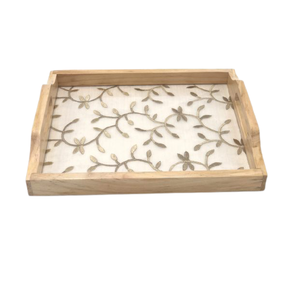 Bandeja de madera para servir, diseño clásico, bandeja de forma personalizada para servir comida deliciosa para uso en el hogar, hotel y cafetería - Product Image 4