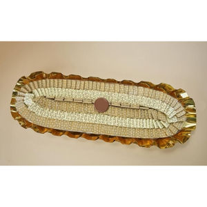 Plateau de serveur de bonbons au chocolat en métal argenté de la meilleure qualité plateau de service de chocolat de mariage avec poignée pour la décoration de la maison - Product Image 4