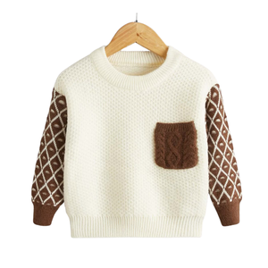 Eco Friendly <b>Yarn</b> Kids Sweaters Pullover OEM Manufacturer Cotton Knitwear Soft Warm Winter Fashion Bulk Supply - Product Image 5