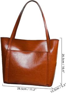 Bolso de hombro de cuero genuino: diseño tallado de estilo clásico con estilo, logotipo y embalaje personalizables para uso diario en la Oficina y los viajes - Product Image 6