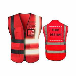 Gilet réfléchissant de sécurité à haute Vis gilet réfléchissant de Construction de sécurité gilet réfléchissant vêtements de travail gilet réfléchissant - Product Image 2