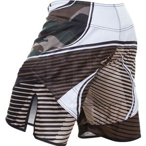 กางเกงขาสั้น MMA ของผู้ชายแห้งเร็วระบายอากาศออกแบบเองได้ - Product Image 4