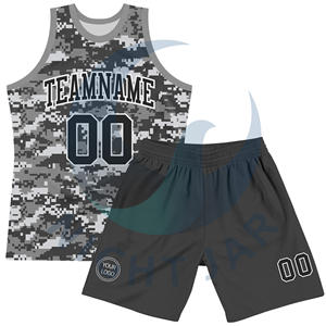 Vêtements de basket-ball sublimés réversibles du fournisseur OEM ensemble d'uniformes personnalisés avec un nouveau design respirant options de taille plus vente en gros - Product Image 5