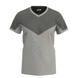Camiseta Deportiva con Diseño de Panel, Venta al por Mayor, Logotipo OEM, Algodón Liso, Talla Americana, Cuello en V, para Hombre, Alta Calidad, 100% Personalizable con Impresión - Product Image 1