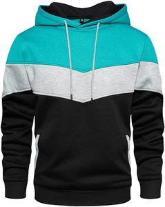 SnugSweave Sweat à capuche élégant imprimé solide confortable confortable tenue d'hiver décontractée en polyester doux/coton polaire - Product Image 2