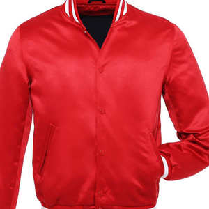 แจ็กเก็ตซาตินสำหรับผู้ชายแจ็กเก็ตซาตินสำหรับผู้ชายเสื้อแจ็กเก็ตฤดูหนาวผ้าซาตินสีตามสั่ง - Product Image 4