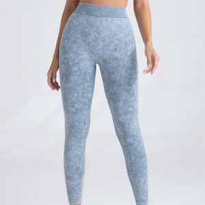 Leggings de yoga taille haute pour femme avec ceinture, dos en V, longueur intégrale, antibactériens, respirants, écologiques, séchage rapide, grandes tailles - Product Image 5