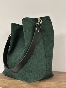 Vintage Waxed <b>Canvas</b> Tote <b>Bag</b> with Leather Straps Handmade Durable Stylish <b>Large</b> Work Office School <b>Bag</b> LCT-0054 - Product Image 5