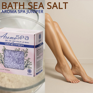 Sal de Baño de Juniper de Marca Privada, Aromaterapia, Alivio Natural, Cristales Marinos, Apoyo Inmunológico, Producto de Spa, OEM, ODM, Venta al por Mayor - Product Image 3