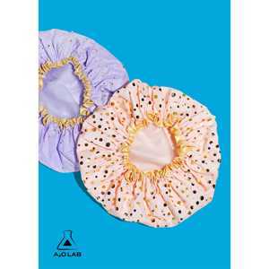 Gorro de Ducha de Microfibra de Doble Capa A2O Lab, Logotipo Personalizado, Reutilizable e Impermeable para Baño, Cabello/Limpieza, Material Plástico PEVA - Product Image 3