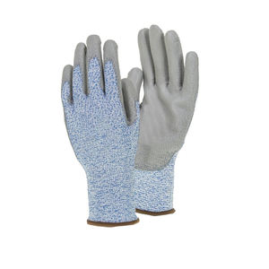 Gants de travail en PVC tricotés en coton à pois Sécurité industrielle Protection des mains Gant de travail durable Fabricant de gros OEM - Product Image 3