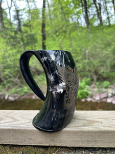 Tasse en céramique en corne de buffle personnalisable en gros, meilleure qualité, style Ins, décoration intérieure, mug à boire en corne naturelle de taille personnalisée - Product Image 4