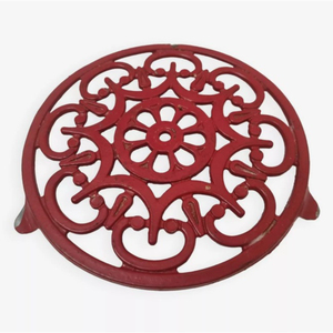 Vintage Solid Brass <b>Trivet</b> Elegant Decorative Holder for Kitchen Dining Table Mid Century Home Decor Modern Virginia Protector - Product Image 3