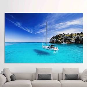 Obra de arte Oceanic Dream: lienzo impreso con vista al mar - decoración elegante para pared, LIENZO ENROLLADO - Product Image 1