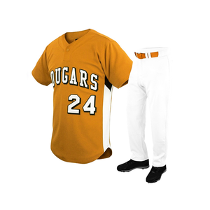 Vente en gros de maillot de sport avec logo personnalisé pour garçons ensembles de baseball et de softball respirant broderie Pakistan avec logo du nom de l'équipe - Product Image 2