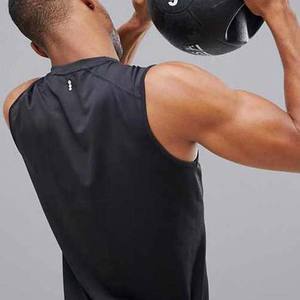 Camisetas de Tirantes Deportivas de Algodón 100% para Hombre, Tallas Grandes, para Fisicoculturismo, con Logotipo Personalizado, al por Mayor - Product Image 4