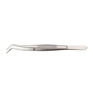 Pinces dentaires manuelles en acier inoxydable à pointe incurvée, instruments de thérapie buccale, outils médicaux chirurgicaux professionnels, durables, CE - Product Image 3