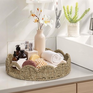 Plateau de service en herbe de mer, plateaux décoratifs en herbe de mer, vaisselle pour aliments et boissons, prix compétitif, vente en gros - Product Image 4