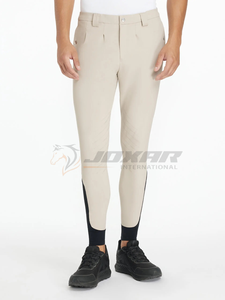 Los pantalones de montar a caballo impresos con logotipo personalizado más exigentes Último diseño Tamaño personalizado Hombres Pantalones de montar a caballo Servicio OEM - Product Image 4