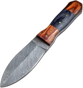 Handmade Damascus Durable Fixed Blade Hunting <b>Knife</b> Camping and Outdoor Full Tang Hunting <b>Knife</b> - Product Image 1