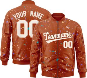 Chaqueta universitaria personalizada con cremallera y mangas de contraste Suministro de fábrica OEM para escuelas y ropa universitaria - Product Image 1