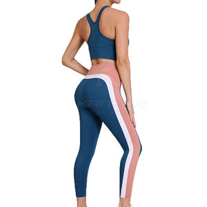 Ensemble de yoga pour femme sur mesure, léger, uni, sans manches, écologique, respirant, 2 pièces, best-seller - Product Image 4