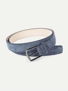 Customized Design Silver Suede Leather Pin for Buckle Belt Must-Have Casual Style <b>Closet</b> <b>Accessory</b> Divine International Cow Hide - Product Image 2