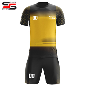2025 precio al por mayor nueva ropa de entrenamiento de competición conjunto de uniforme de fútbol de manga corta camiseta de fútbol ropa deportiva de secado rápido - Product Image 5