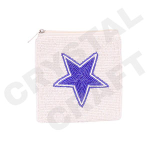 Portefeuille pochette à monnaie perlée personnalisée de conception de mariée beau porte-monnaie avec des caractéristiques d'accessoires à la mode - Product Image 4