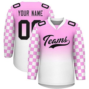 El último producto sublimación camiseta de hockey sobre hielo Impresión de secado rápido OEM deportes camiseta de hockey sobre hielo - Product Image 6