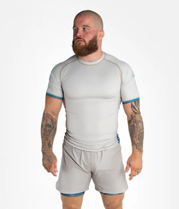 Camiseta Deportiva de Manga Corta para Hombre, de Alta Calidad, para MMA y BJJ, con Estampado Personalizado, Protección UV, Transpirable y de Secado Rápido - Product Image 5