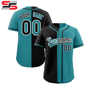 Maillot de baseball pour hommes et femmes chemises de baseball pour chemise boutonnée personnalisée uniformes de sport Hipster Hip Hop - Product Image 2